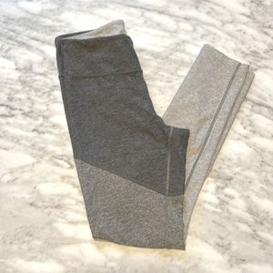 Outdoor Voices Gray Color Block High Rise Leggings Sz M